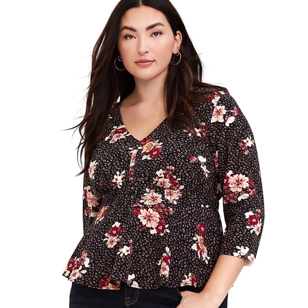 Torrid Peplum Top